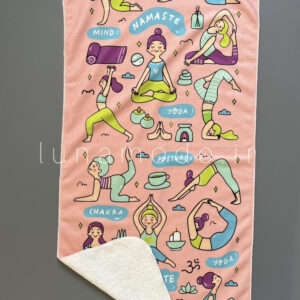 حوله باشگاهی ( زیرانداز باشگاهی ) طرح تپلی صورتی