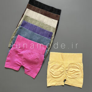 شلوارک زنانه  سنگشور پشت چین دار